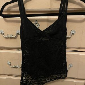 Chic Black Lace Camisole